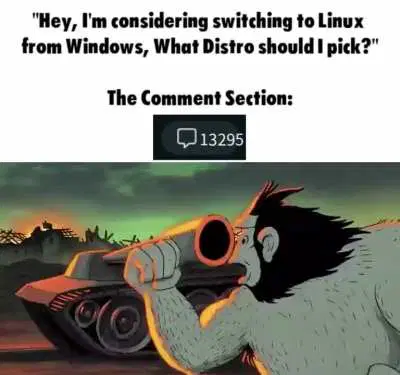 Linux users when the: