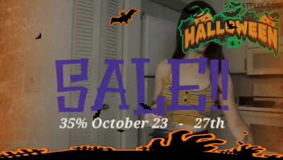 Halloween Sale 35% off till November 🎃