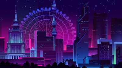 neon city