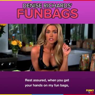 Denise Richards fun bags