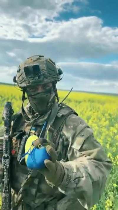 The morale of the Ukrainian warriors.