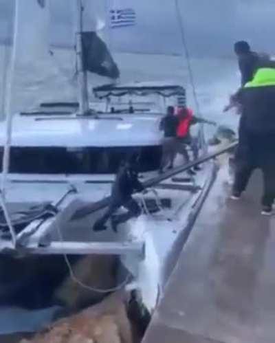 Should they ditch the boat at this point?