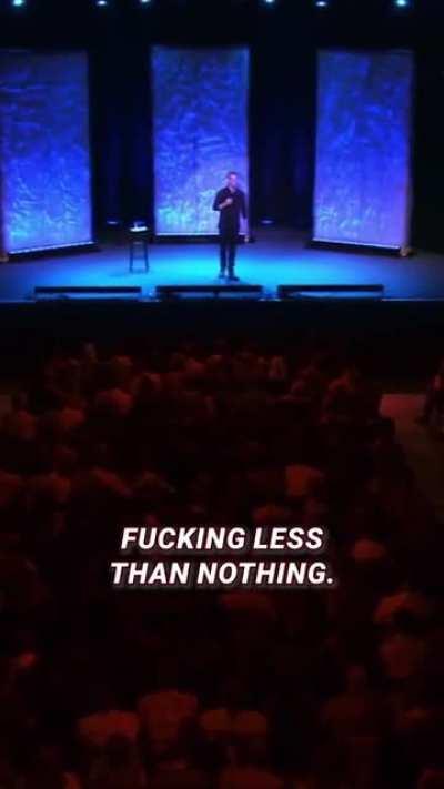 Comedian Anthony Jeselnik dropping truth bombs.