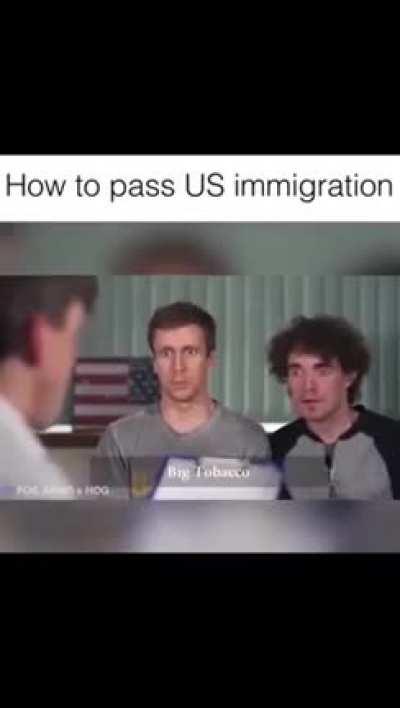 Passing US immigration