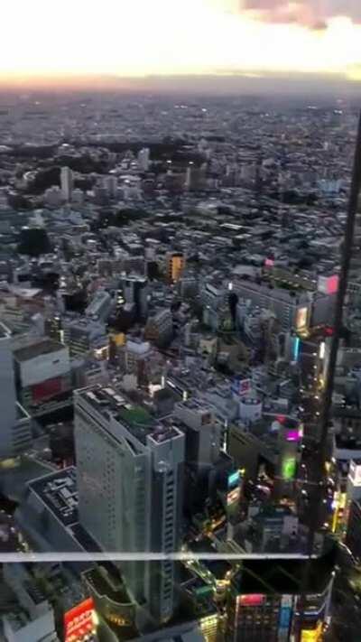 View from Umeda Sky building in Osaka