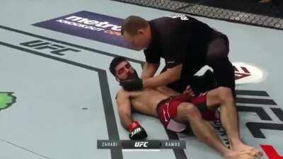 Aiemann Zahabi vs Ricardo Ramos Spinning elbow KO