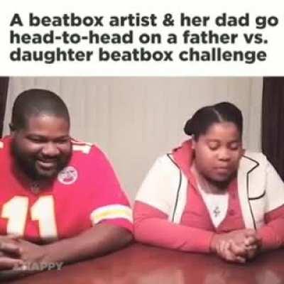 Father Daughter Beatboxing Battle!