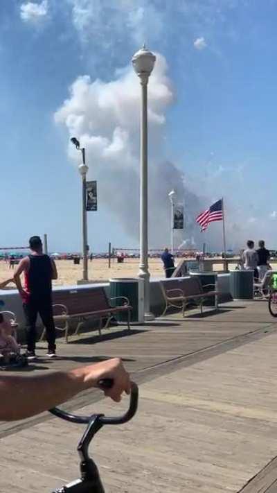 Ocean City MD fireworks malfunction 7/4/2021