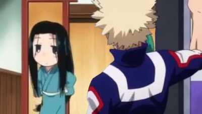 Bakugo walks into the wrong anime