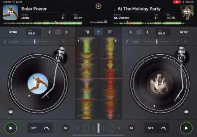 What happens when you play Solar Power and …At The Holiday Party simultaneously.