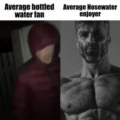 tap water counts too