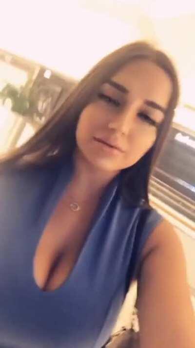 Turkish Secretary has her Big Tits Jiggling