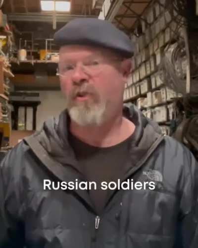 Jamie Hyneman has a message for Russia and Ukraine.