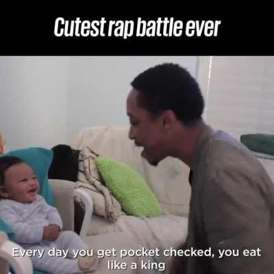 The cutest rap battle ever