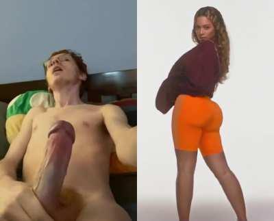 Thick Beyoncé makes any white guy explode