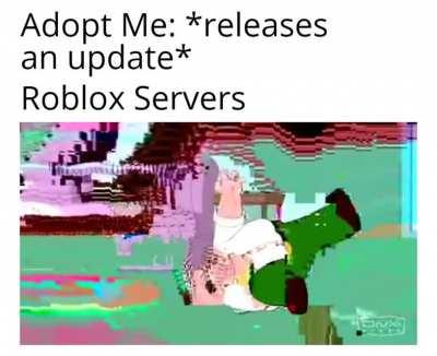 roblox servers shit themselves when an update it released