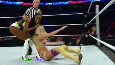 Naomi subduing Summer Rae #3