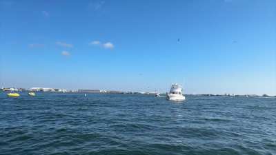 Fun on a friend's boat.