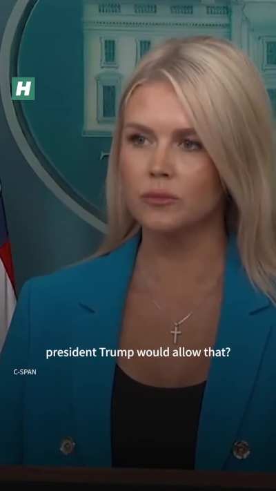 The press secretary of the United States of America answering a polite question