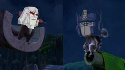 Now I know why the Decepticons build their base near the Autobot base in G1.