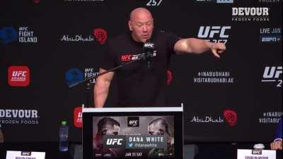 It’s PPV day, Dana Whites got something to say 👮🏻‍♂️