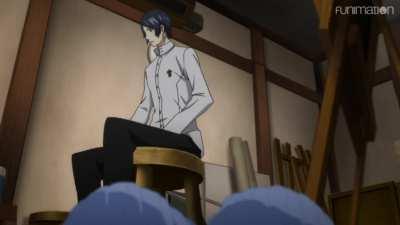 There are a lot of really good scenes that nobody talks about - Like Yusuke simping...