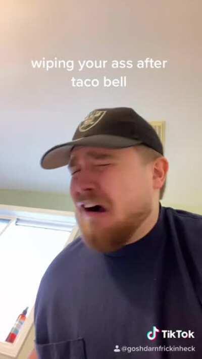 when the Taco Bell is a little too spicy...