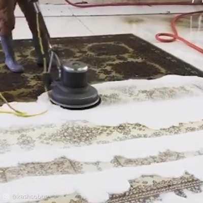 Deep Cleaning Dirty Rugs Is So Satisfying