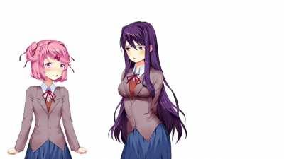 Natsuki and Yuri's argument 