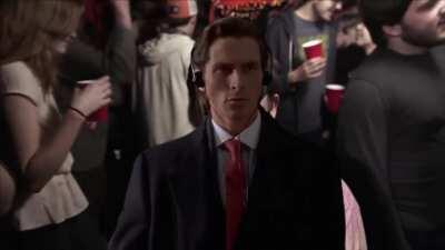 Patrick Bateman at a Mobo Party??