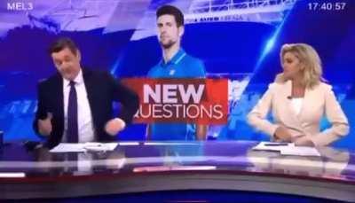 Hot Mic: Aussie Presenters Caught Saying “Asshole” Djokovic Two Australian TV presenters appear to have been caught slamming tennis star Novak Djokovic off-air, calling him a “lying, sneakily asshole” for allegedly falsifying immigration documents.