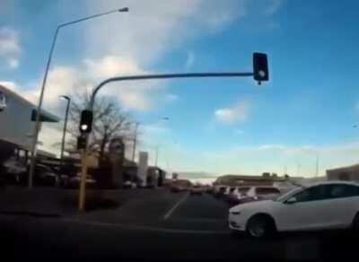 Crash captured in my mates dash cam