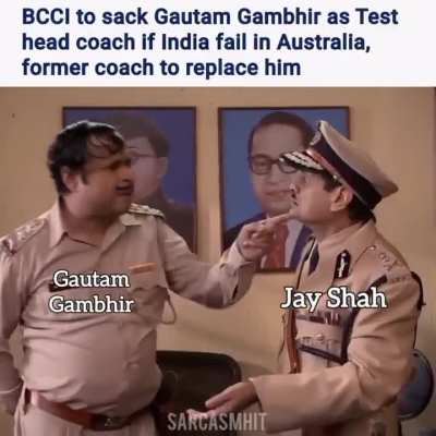 BCCI to sack GG as Test Coach if ICT fauls in Autralia, Former Coach to replace him