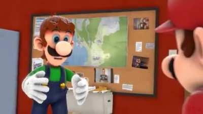 Leaked footage of Charlie Day as Luigi