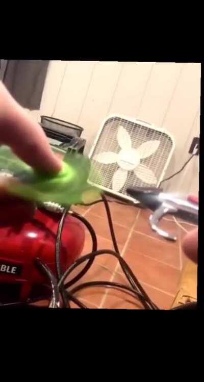 WCGW if I use an air compressor on a fidget spinner?