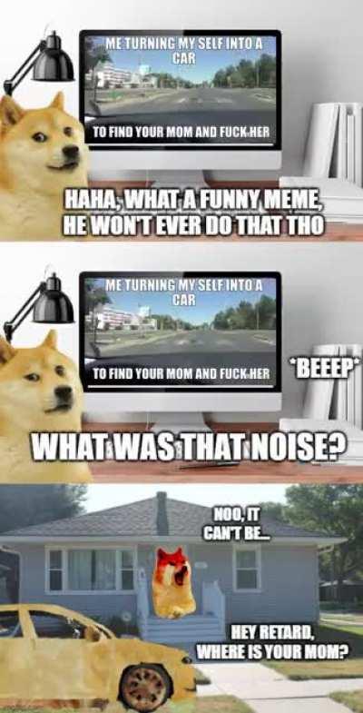 Le car has arrived