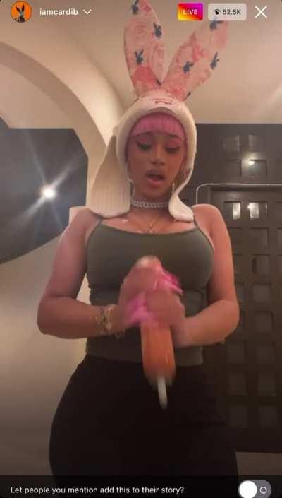 Cardi B Teasing on Live pt. 1