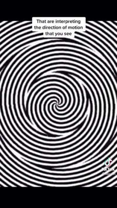 I love science!!! An amazing optical illusion. Get close to your phone for this one.