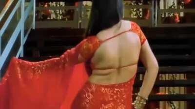 Milky meaty back of Charmi Kaur