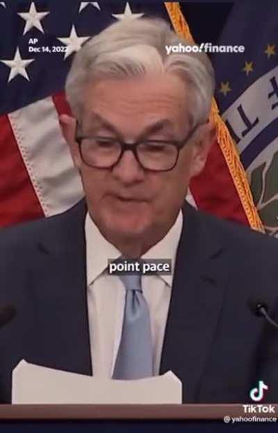 Jerome Powell was literally shaking today ... Watch the paper ... 🔊sound ...😲