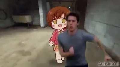 Mio Honda chases Jerma in 2fort