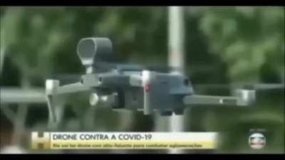 Drone contra o coronavírus