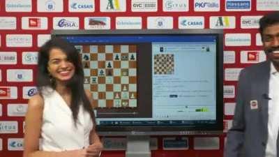 Grandmaster Adhiban Compliments Tania Sachdev After An Interview (Btw They Are Friends)