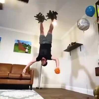 Upside down basketball