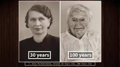 Before &amp;amp; After Pictures: Centenarians