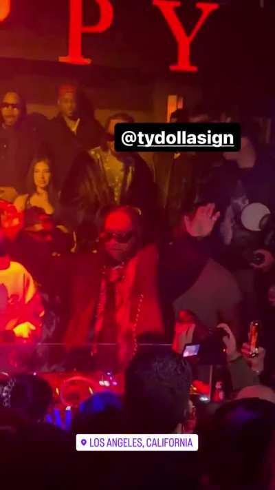 Ty playing Fuck Sumn at the club