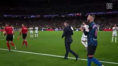 Ilia Topuria getting a heroes welcome at the Santiago Bernabeu Stadium, the home of Real Madrid in front of 85,000 fans