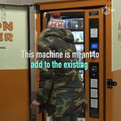 A vending machine for people in need