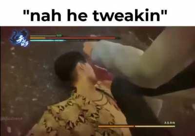 Nah he twerking