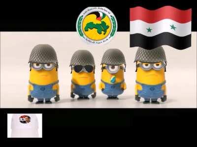 the singing minions sing اللهم سوريا وبشار (arabic) patriotic syrian minions no sutbitle 2019